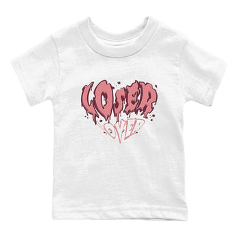 Dunk Valentine's Day shirt to match jordans Melting Loser Lover sneaker tees Dunk Low Valentines Day SNRT Sneaker release tees baby toddler White 2 cotton Shirt