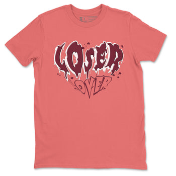 Dunk Valentine's Day shirt to match jordans Melting Loser Lover sneaker tees Dunk Low Valentines Day SNRT Sneaker Release Tees unisex cotton Coral 2 crew neck shirt