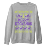 Jordan 4 Canyon Purple Sneaker Match Tees Merry Kicksmas Sneaker Tees Jordan 4 Canyon Purple Sneaker Release Tees Unisex Shirts