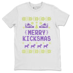 Jordan 4 Canyon Purple Sneaker Match Tees Merry Kicksmas Sneaker Tees Jordan 4 Canyon Purple Sneaker Release Tees Unisex Shirts