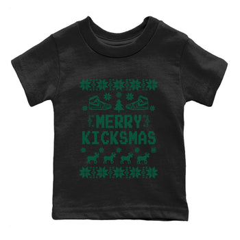 Jordan 1 Gorge Green Sneaker Match Tees Merry Kicksmas Sneaker Tees Jordan 1 Gorge Green Sneaker Release Tees Kids Shirts