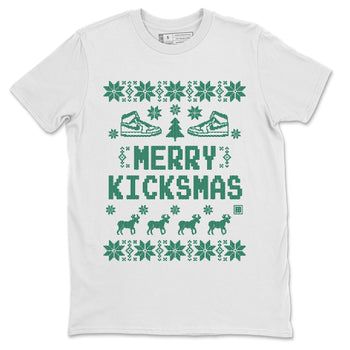 Jordan 1 Gorge Green Sneaker Match Tees Merry Kicksmas Sneaker Tees Jordan 1 Gorge Green Sneaker Release Tees Unisex Shirts