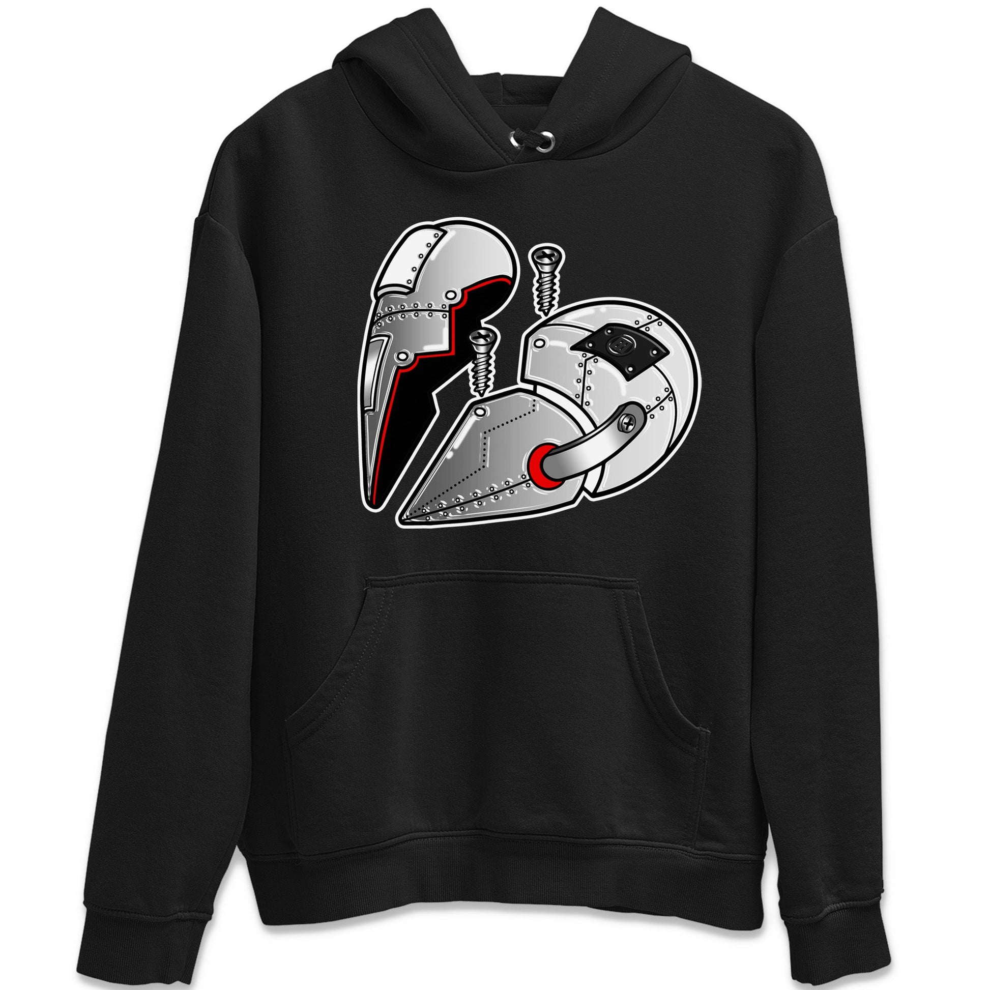 Air Jordan 14 Metallic Silver Sneaker Match Tees Metal Heart Sneaker Tees Jordan 14 WMNS Metallic Silver Sneaker Release Tees Unisex Shirts Black 2