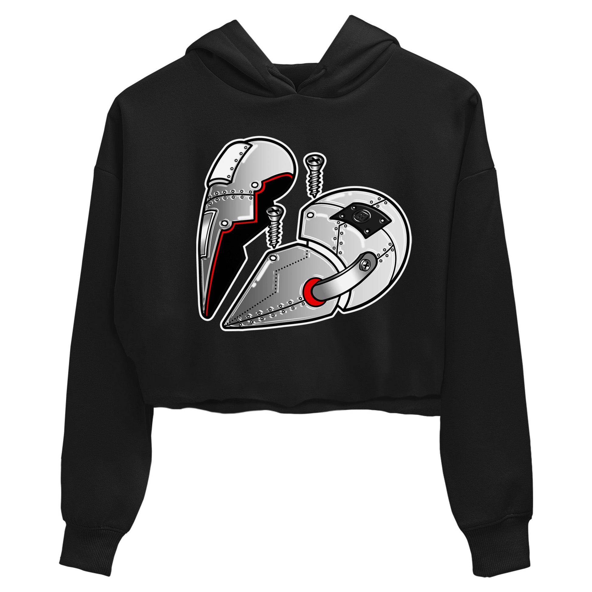 Air Jordan 14 Metallic Silver Sneaker Match Tees Metal Heart Sneaker Tees Jordan 14 WMNS Metallic Silver Sneaker Release Tees Women's Shirts Black 2