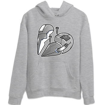 Jordan 6 Cool Grey Sneaker Match Tees Metal Heart Sneaker Tees Jordan 6 Cool Grey Sneaker Release Tees Unisex Shirts