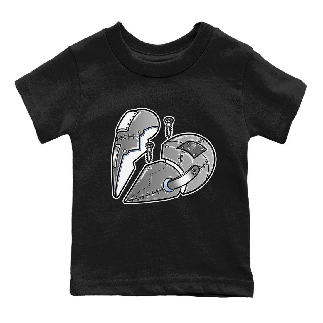 Jordan 6 Cool Grey Sneaker Match Tees Metal Heart Sneaker Tees Jordan 6 Cool Grey Sneaker Release Tees Kids Shirts