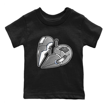 Jordan 6 Cool Grey Sneaker Match Tees Metal Heart Sneaker Tees Jordan 6 Cool Grey Sneaker Release Tees Kids Shirts