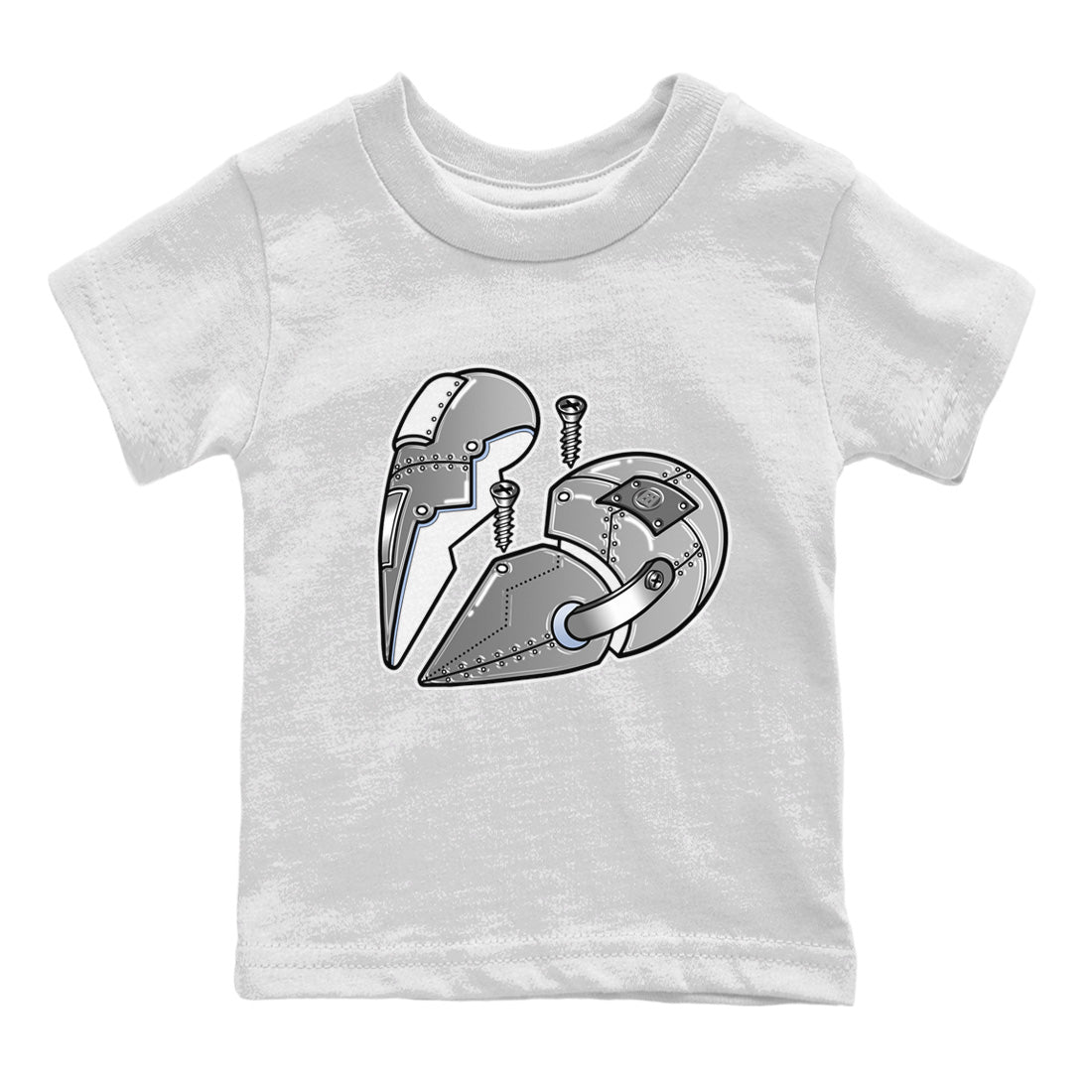 Jordan 6 Cool Grey Sneaker Match Tees Metal Heart Sneaker Tees Jordan 6 Cool Grey Sneaker Release Tees Kids Shirts