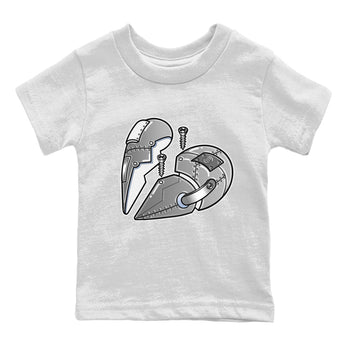 Jordan 6 Cool Grey Sneaker Match Tees Metal Heart Sneaker Tees Jordan 6 Cool Grey Sneaker Release Tees Kids Shirts