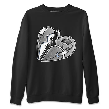Jordan 6 Cool Grey Sneaker Match Tees Metal Heart Sneaker Tees Jordan 6 Cool Grey Sneaker Release Tees Unisex Shirts