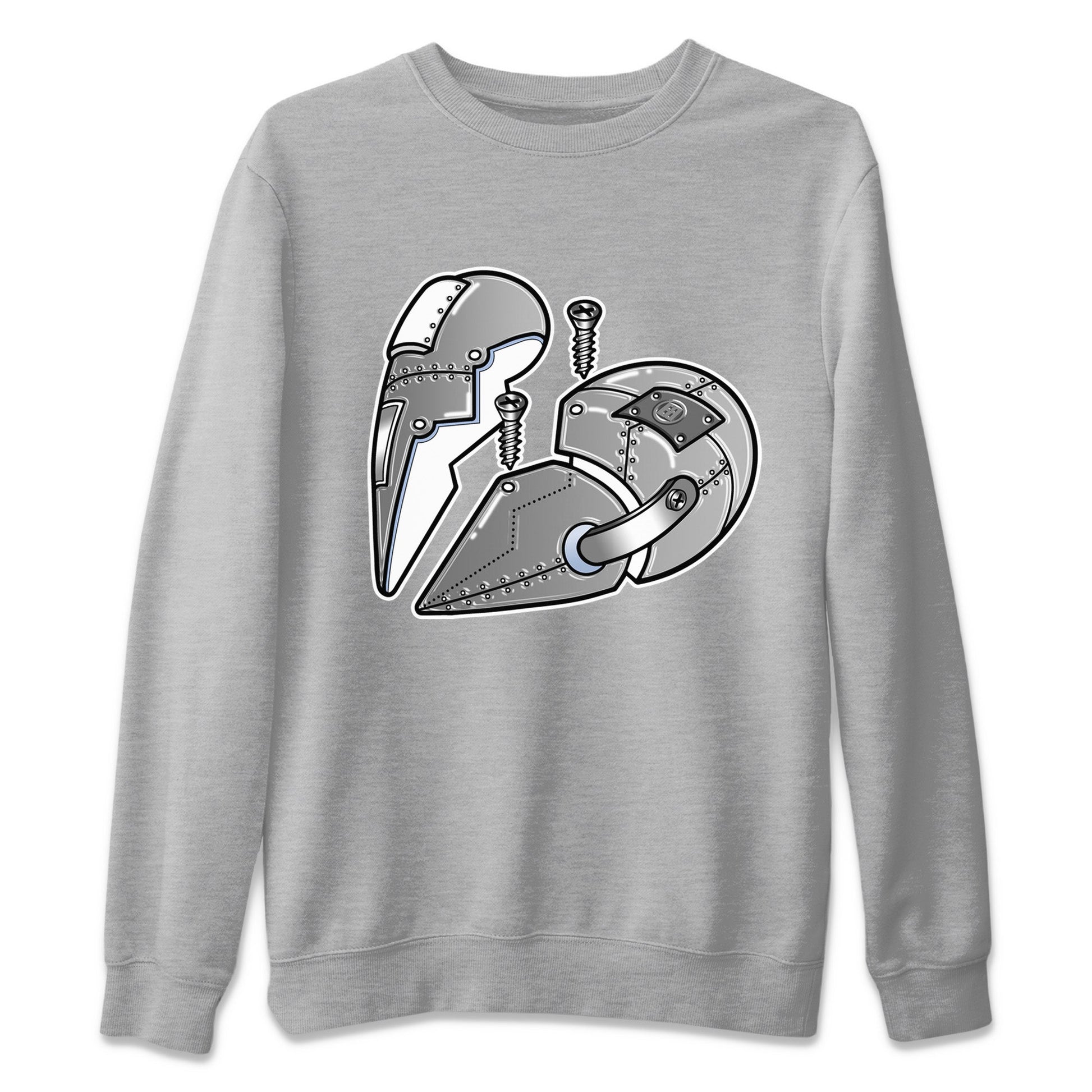 Jordan 6 Cool Grey Sneaker Match Tees Metal Heart Sneaker Tees Jordan 6 Cool Grey Sneaker Release Tees Unisex Shirts