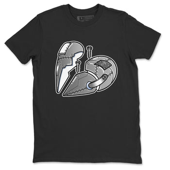 Jordan 6 Cool Grey Sneaker Match Tees Metal Heart Sneaker Tees Jordan 6 Cool Grey Sneaker Release Tees Unisex Shirts
