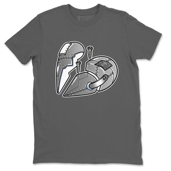 Jordan 6 Cool Grey Sneaker Match Tees Metal Heart Sneaker Tees Jordan 6 Cool Grey Sneaker Release Tees Unisex Shirts