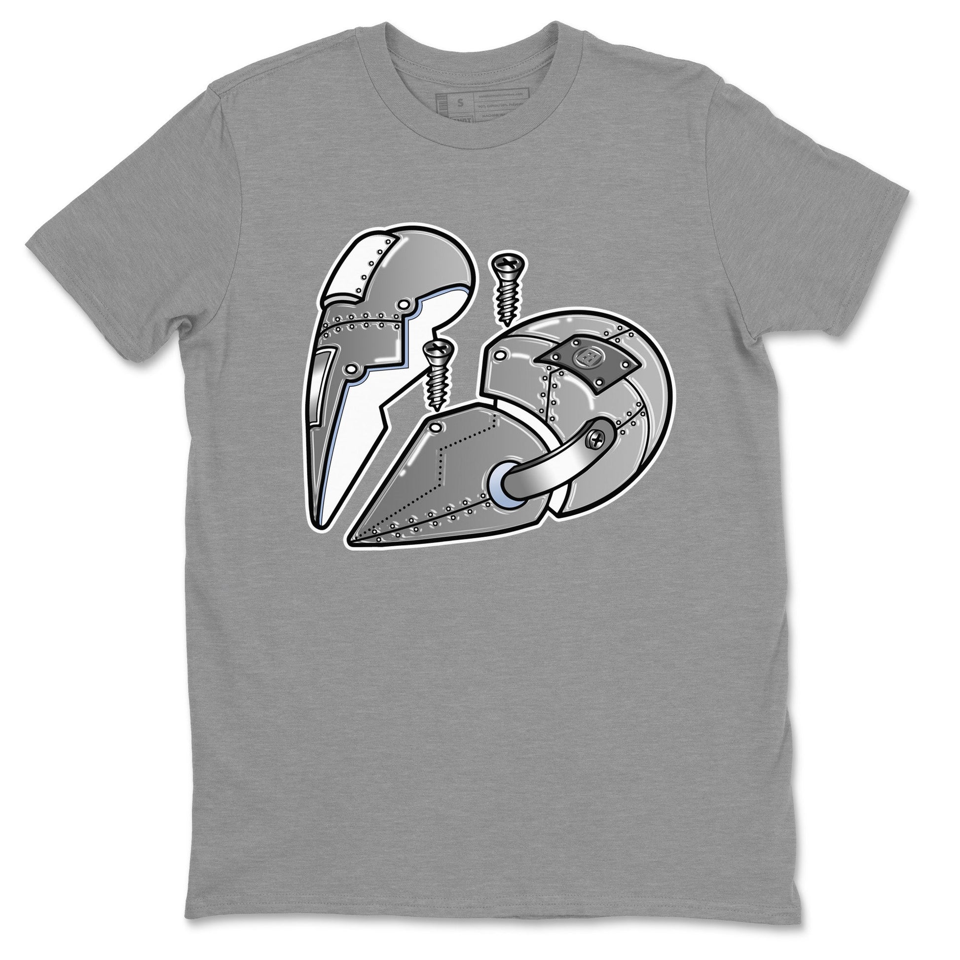 Jordan 6 Cool Grey Sneaker Match Tees Metal Heart Sneaker Tees Jordan 6 Cool Grey Sneaker Release Tees Unisex Shirts