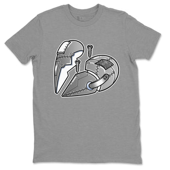 Jordan 6 Cool Grey Sneaker Match Tees Metal Heart Sneaker Tees Jordan 6 Cool Grey Sneaker Release Tees Unisex Shirts
