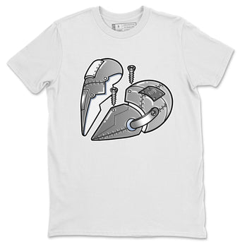 Jordan 6 Cool Grey Sneaker Match Tees Metal Heart Sneaker Tees Jordan 6 Cool Grey Sneaker Release Tees Unisex Shirts