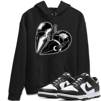 Dunk Panda Sneaker Match Tees Metal Heart Sneaker Tees Dunk Panda Sneaker Release Tees Unisex Shirts
