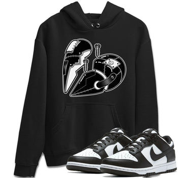 Dunk Panda Sneaker Match Tees Metal Heart Sneaker Tees Dunk Panda Sneaker Release Tees Unisex Shirts