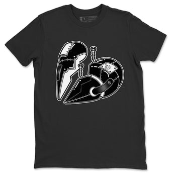 Dunk Panda Sneaker Match Tees Metal Heart Sneaker Tees Dunk Panda Sneaker Release Tees Unisex Shirts