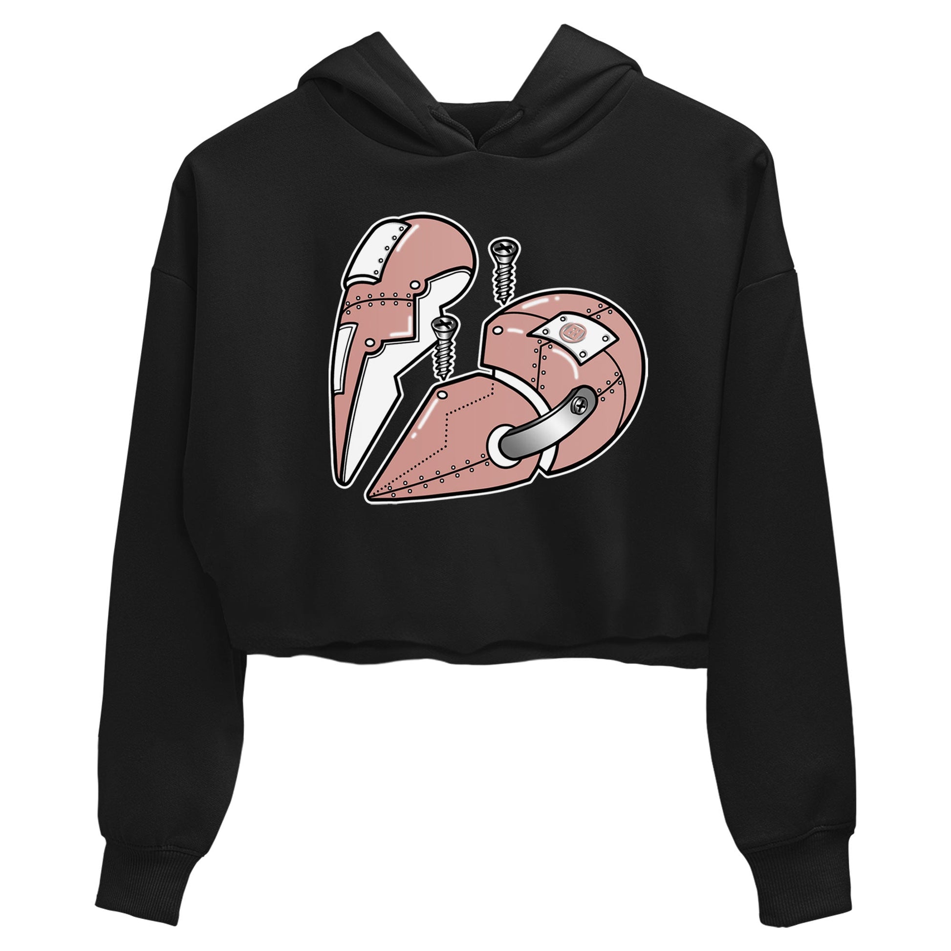 Dunk Low WMNS Rose Whisper shirt to match jordans Metal Heart sneaker tees Dunk Rose Whisper SNRT Sneaker Release Tees Black 2 Crop T-Shirt