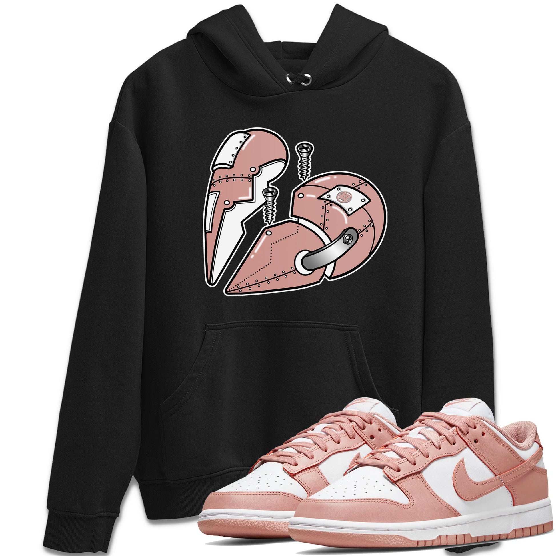 Dunk Low WMNS Rose Whisper shirt to match jordans Metal Heart sneaker tees Dunk Rose Whisper SNRT Sneaker Release Tees Casual Unisex shirts Black 1 T-Shirt