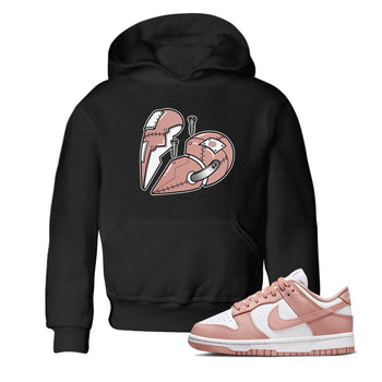 Dunk Low WMNS Rose Whisper shirt to match jordans Metal Heart sneaker tees Dunk Rose Whisper SNRT Sneaker Release Tees Baby Toddler Kids Black 1 T-Shirt