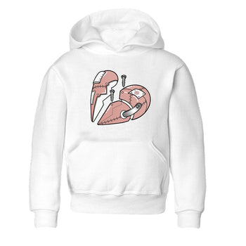 Dunk Low WMNS Rose Whisper shirt to match jordans Metal Heart sneaker tees Dunk Rose Whisper SNRT Sneaker Release Tees Baby Toddler Kids White 2 T-Shirt