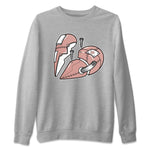 Dunk Low WMNS Rose Whisper shirt to match jordans Metal Heart sneaker tees Dunk Rose Whisper SNRT Sneaker Release Tees Casual Unisex shirts Heather Grey 2 T-Shirt