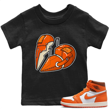 Jordan 1 Starfish Sneaker Match Tees Metal Heart Sneaker Tees Jordan 1 Starfish Sneaker Release Tees Kids Shirts