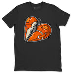 Jordan 1 Starfish Sneaker Match Tees Metal Heart Sneaker Tees Jordan 1 Starfish Sneaker Release Tees Unisex Shirts