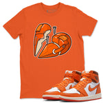 Jordan 1 Starfish Sneaker Match Tees Metal Heart Sneaker Tees Jordan 1 Starfish Sneaker Release Tees Unisex Shirts