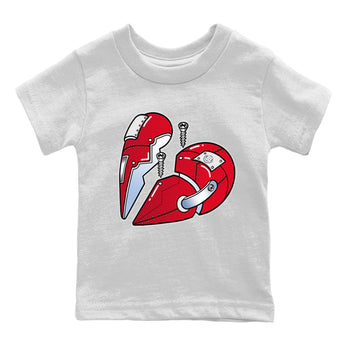 Jordan 11 Cherry Sneaker Match Tees Metal Heart Sneaker Tees Jordan 11 Cherry Sneaker Release Tees Kids Shirts