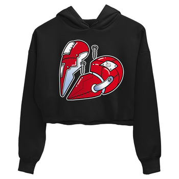 Jordan 11 Cherry Sneaker Match Tees Metal Heart Sneaker Tees Jordan 11 Cherry Sneaker Release Tees Women's Shirts