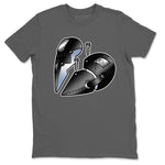 Jordan 6 Chrome Sneaker Match Tees Metal Heart Sneaker Tees Jordan 6 Chrome Sneaker Release Tees Unisex Shirts