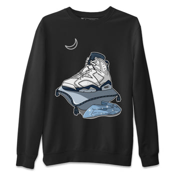 Jordan 6 Midnight Navy Sneaker Match Tees Midnight Shoes Sneaker Tees Jordan 6 Midnight Navy Sneaker Release Tees Unisex Shirts