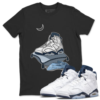 Jordan 6 Midnight Navy Sneaker Match Tees Midnight Shoes Sneaker Tees Jordan 6 Midnight Navy Sneaker Release Tees Unisex Shirts