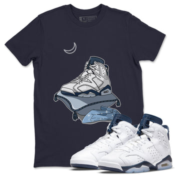 Jordan 6 Midnight Navy Sneaker Match Tees Midnight Shoes Sneaker Tees Jordan 6 Midnight Navy Sneaker Release Tees Unisex Shirts