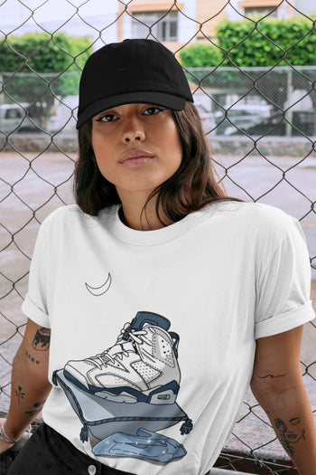 Jordan 6 Midnight Navy Sneaker Match Tees Midnight Shoes Sneaker Tees Jordan 6 Midnight Navy Sneaker Release Tees Unisex Shirts