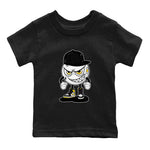 1s Yellow Ochre shirt to match jordans Mischief sneaker tees Air Jordan 1 High OG Yellow Ochre SNRT sneaker release tees baby toddler Black 2 cotton Shirt