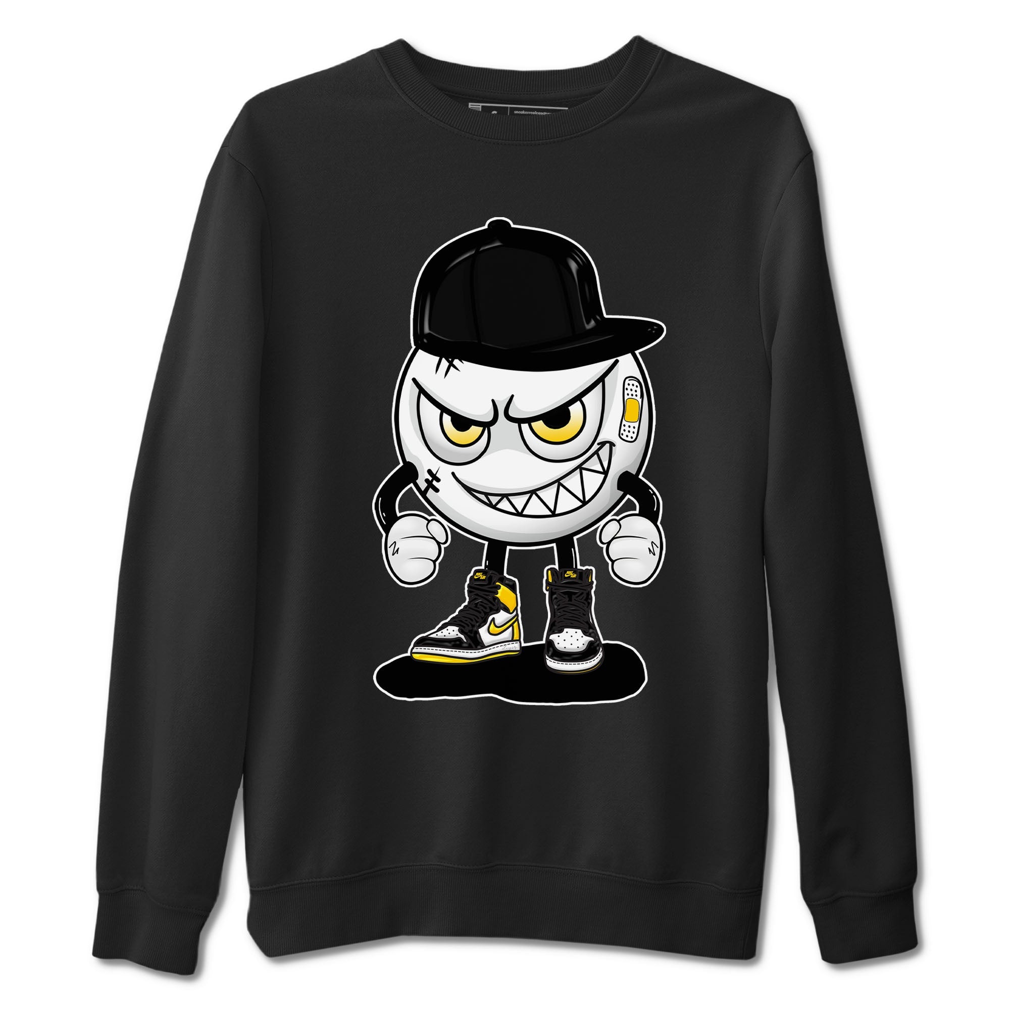 1s Yellow Ochre shirt to match jordans Mischief sneaker tees Air Jordan 1 High OG Yellow Ochre SNRT Sneaker Release Tees unisex cotton Black 2 crew neck shirt