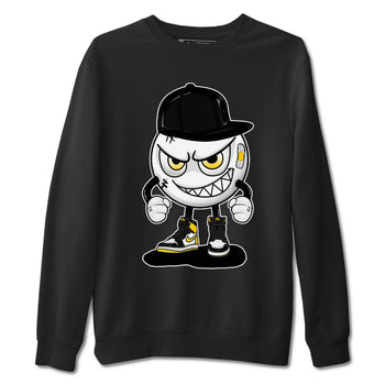 1s Yellow Ochre shirt to match jordans Mischief sneaker tees Air Jordan 1 High OG Yellow Ochre SNRT Sneaker Release Tees unisex cotton Black 2 crew neck shirt