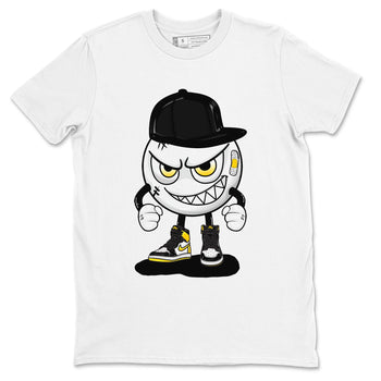 1s Yellow Ochre shirt to match jordans Mischief sneaker tees Air Jordan 1 High OG Yellow Ochre SNRT Sneaker Release Tees unisex cotton White 2 crew neck shirt
