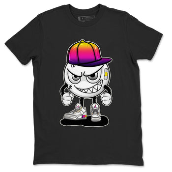 Air Jordan 3 J Balvin shirt to match jordans Mischief sneaker tees Crew Neck Air Jordan 3 X J Balvin SNRT Sneaker Release Tees Unisex Casual Shirts Black 2 T-Shirt