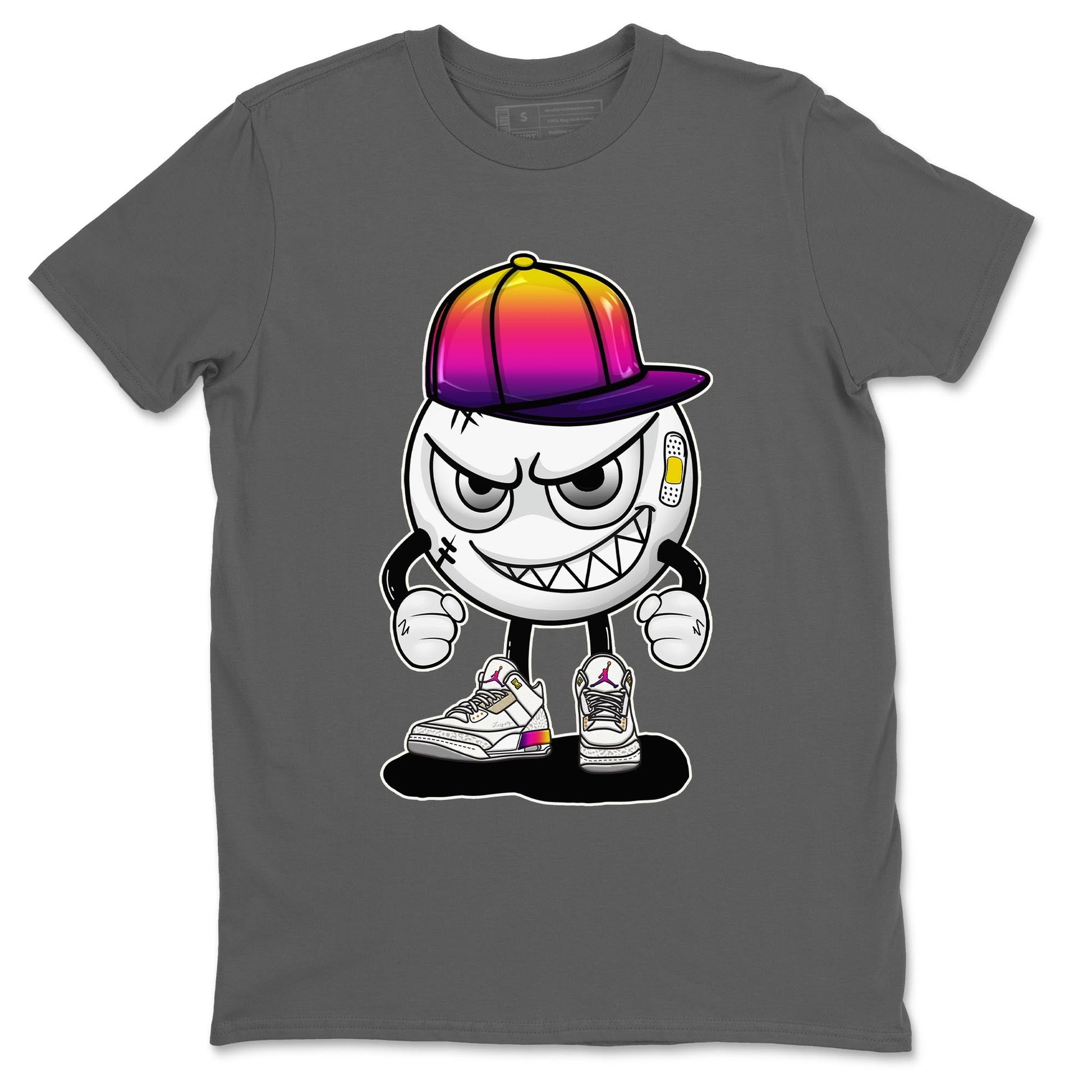 Air Jordan 3 J Balvin shirt to match jordans Mischief sneaker tees Crew Neck Air Jordan 3 X J Balvin SNRT Sneaker Release Tees Unisex Casual Shirts Cool Grey 2 T-Shirt