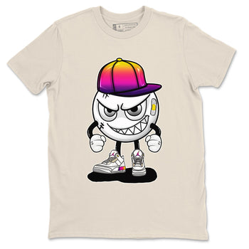 Air Jordan 3 J Balvin shirt to match jordans Mischief sneaker tees Crew Neck Air Jordan 3 X J Balvin SNRT Sneaker Release Tees Unisex Casual Shirts Natural 2 T-Shirt