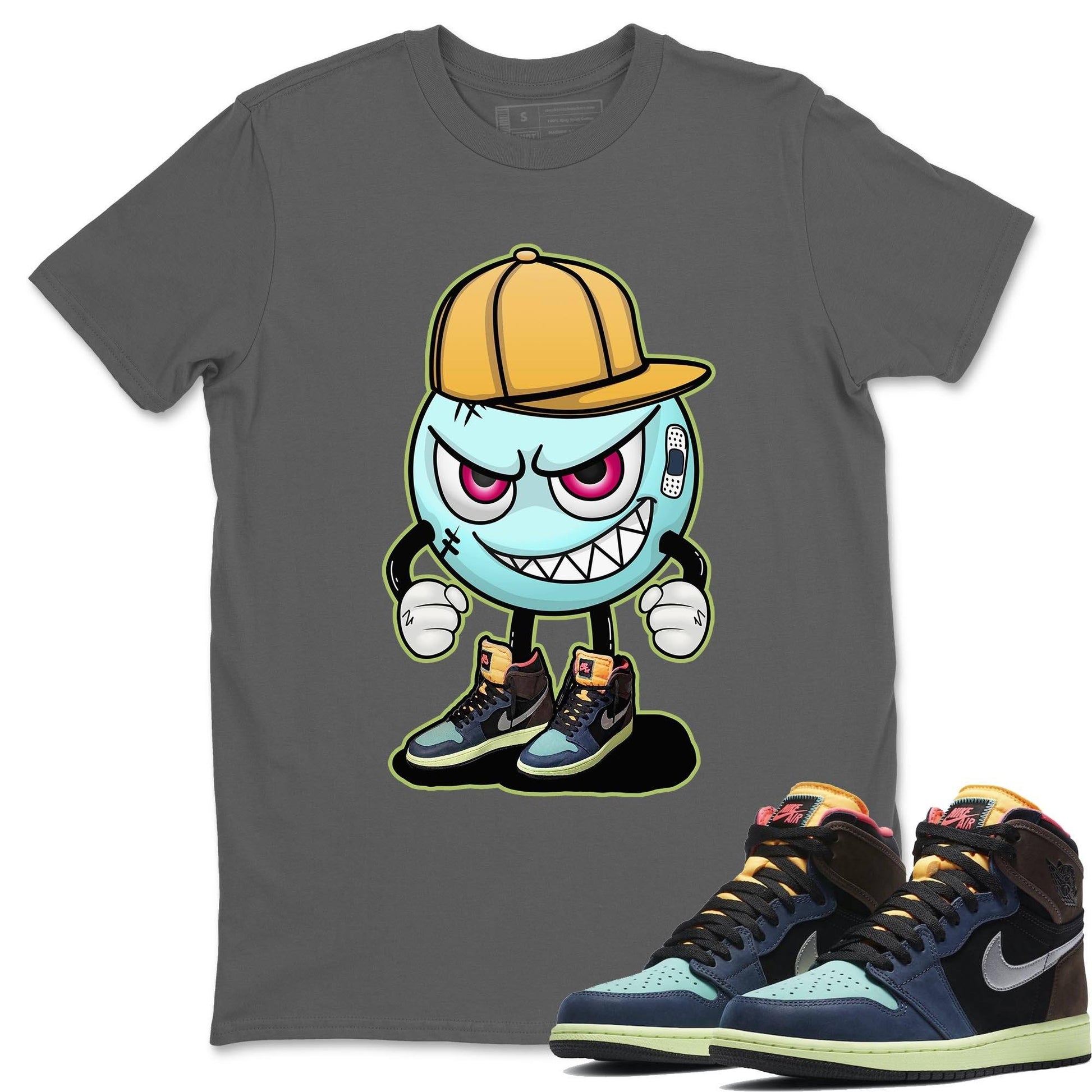 Jordan 1 Bio Hack Sneaker Match Tees Mischief Emoji Sneaker Tees Jordan 1 Bio Hack Sneaker Release Tees Unisex Shirts