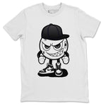 Jordan 1 Black White Sneaker Match Tees Mischief Emoji Sneaker Tees Jordan 1 Black White Sneaker Release Tees Unisex Shirts