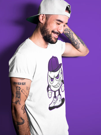 Jordan 1 WMNS Court Purple Sneaker Match Tees Mischief Emoji Sneaker Tees Jordan 1 WMNS Court Purple Sneaker Release Tees Unisex Shirts