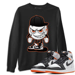 Jordan 1 Electro Orange Sneaker Match Tees Mischief Emoji Sneaker Tees Jordan 1 Electro Orange Sneaker Release Tees Unisex Shirts