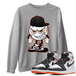 Jordan 1 Electro Orange Sneaker Match Tees Mischief Emoji Sneaker Tees Jordan 1 Electro Orange Sneaker Release Tees Unisex Shirts